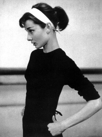 audrey hepburn black turtleneck